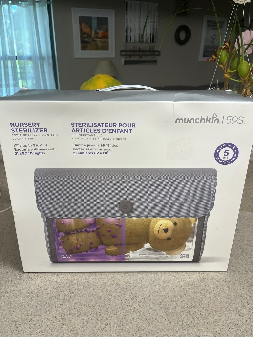 Munchkin Nursery Sterilizer - Gray